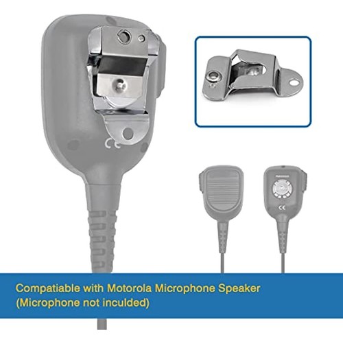 2PCS Microphone Hang-Up Clip Hook for Motorola Walkie Talkie GM300 GM3188 GM3688 - Zdjęcie 7 z 7