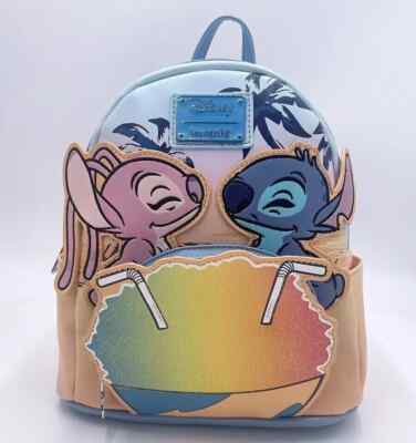 Disney Loungefly Angel Bag Mini Backpack Snow Cone Date Lilo&Stitch