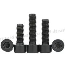 M3-M12 Black Alloy Steel Allen Hex Socket Cap Head Screw Bolt GR 8.8