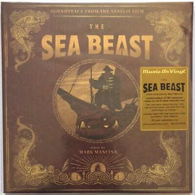 The Sea Beast Soundtrack White Marbled Vinyl Record New Sealed 8749262026520