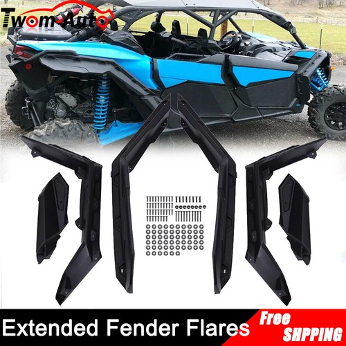 For 2017-2025 Can-Am Maverick 1000 X3 Turbo R Extended Fender Flares # 715002973 - Picture 2 of 13