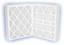 16x20x4 (15-1/2x19-1/2) DP Green 13 Pleated Panel Filter MERV 13 2-Pack