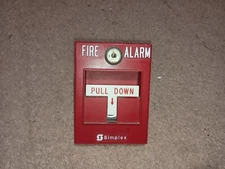 Simplex Fire Alarm Pull Station 2099-9754 (No Key) Sign By FireAlarmTechGuy4444