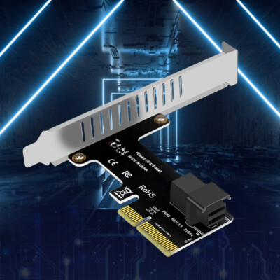 PCI E To SFF-8643 NVMe SSD Riser PCI-EX4/X8/X16 Hard Disk Converter Convenient