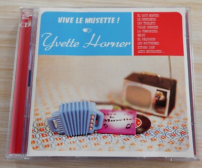 2 CD ALBUM VIVE LE MUSETTE YVETTE HORNER 40 TITEL 1997 ZUSAMMENSTELLUNG
