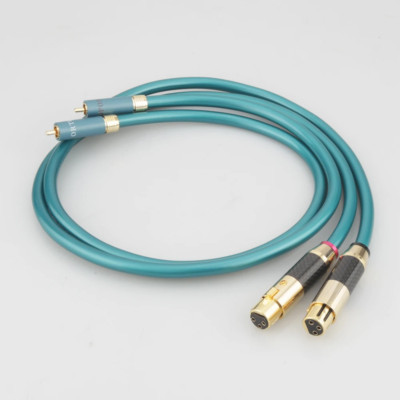 Pair Ortofon High Purity OCC Hifi XLR Male Female to RCA Male Interconnect Cable