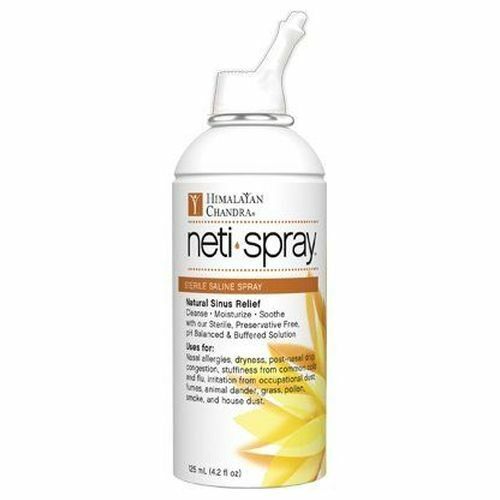 Neti Spray Sterile Saline spray 4.2 oz By Himalayan Institute - Afbeelding 1 van 1