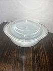 Pyrex 022 Opal White Vintage 1 Liter Casserole Dish with Lid 682-C