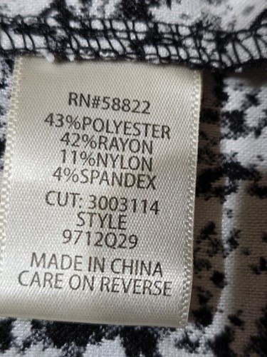 Max Studio Women's Black White Houndstooth Jacket Size Large - Picture 9 of 10