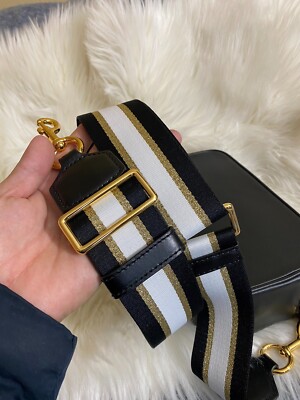 MARC JACOBS FLASH M0014465-065 Black/Gold crossbody bag camera bag