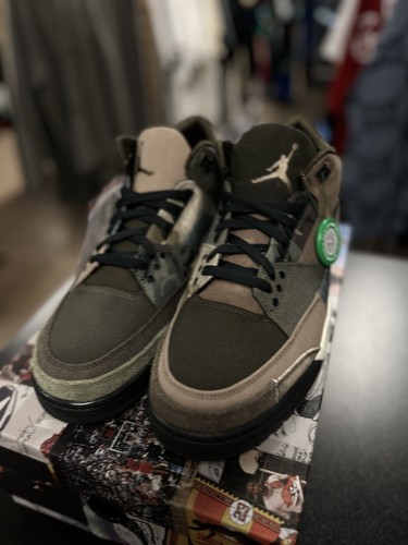 Nuevo en caja 2021’ Nike Air Jordan III Retro "Patchwork" Dark Hazel Edition Hombres Talla 12 - Imagen 13 de 16