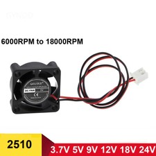 2510 DC Brushless Fans 3.7V 5V-24V Silent Cooling Cooler Fans For Computer Case