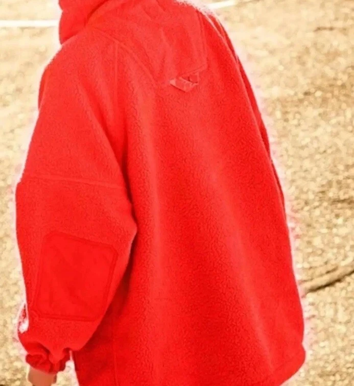 Jaqueta de lã Free People Hit The Trails nova com etiquetas laranja tamanho M - Imagem 2 de 4