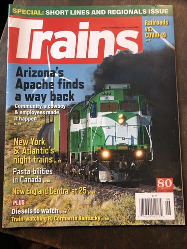 Trains Magazine The Magazine of Railroading 2020 6 Issues - Picture 6 of 6