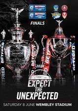 WARRINGTON WOLVES v WIGAN WARRIORS 8 June 2024 RUGBY CHALLENGE FINAL FAN 16pg