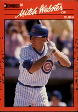 1990 Donruss #137 Mitch Webster - NM