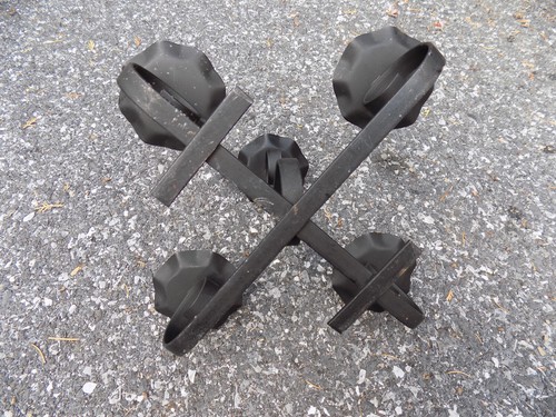 Rustic Forged Wrought Iron Swirl S 5 Taper Candle Holder Candelabra Centerpiece - Picture 15 of 15