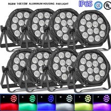 210W IP65 Waterproof RGBW 14LED Par Light DMX Stage DJ Par Can Light Beam Washer