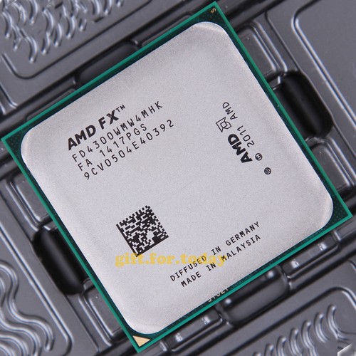 Original AMD FX-Series FX-4300 3.6 GHz Quad-Core (FD4300WMW4MHK) Processor CPU - Picture 1 of 1