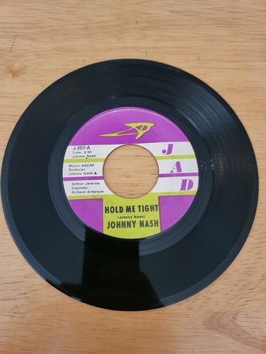 JOHNNY NASH Hold me Tight / Cupid 45 Vinyl Record J-207 1960s Soul