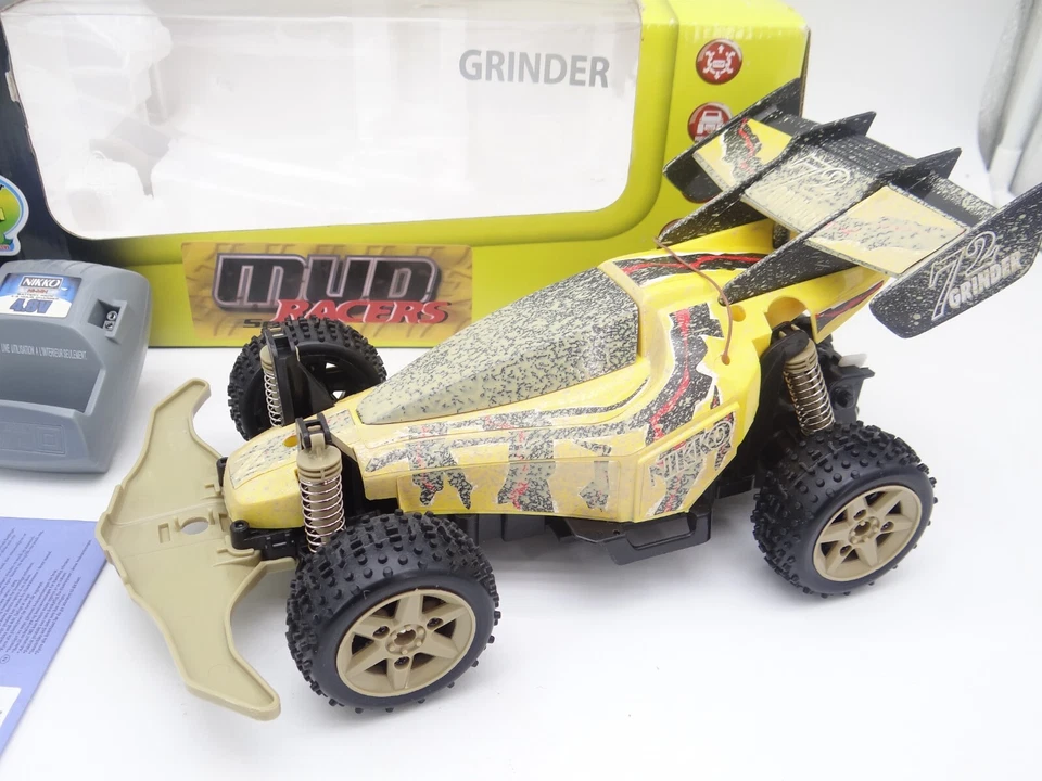 Grinder MUD Racers Auto Buggy Ferngesteuert RC Radio Control Nikko 1:18 OVP - Bild 4 von 4
