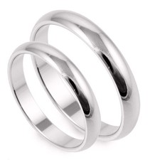 COPPIA DI ANELLI FEDINE FEDI NUZIALI IN ARGENTO 925 FIDANZAMENTO CON INCISIONE