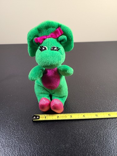 Vintage 1997 Baby Bop Barney 8" Dinosaur Gund Beanbag Stuffed Animal Plush Lyons - Picture 10 of 10