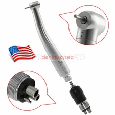 NSK Style Dental High Speed Handpiece Push Button + Quick Coupler Swivel 4 Holes