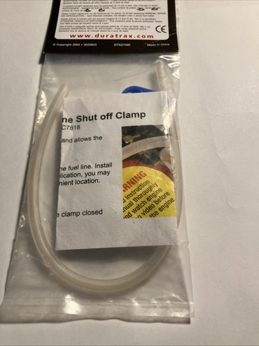 DTXC7818 DURATRAX FUEL SHUT OFF CLAMP & DTXC4564 Race Steering Kit - Picture 7 of 10