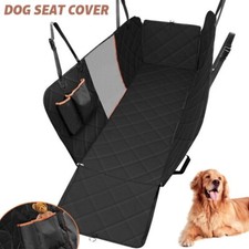 Large Pet Dog Car Seat Cover Rear Back Mat Hammock Dirt proof Scratchproof Black