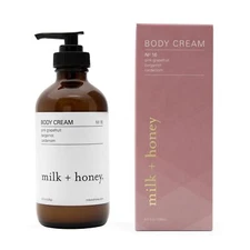 milk + honey Rich Body Cream No.16 With Pink Grapefruit Bergamot, Cardamom 8 oz