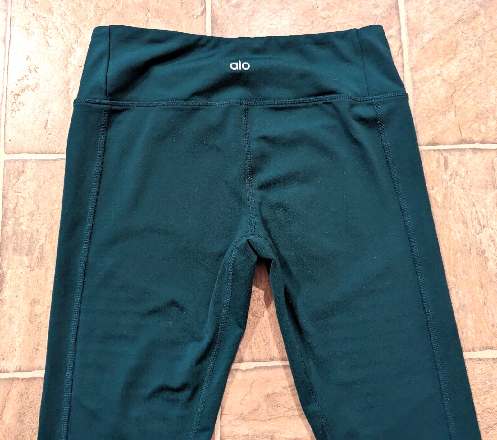 alo-yoga moto stretchy pull on compression leggings
