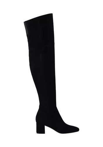Marc Fisher Charlotte Over-the-Knee Faux-Suede Black Boots - NEW - MSRP: $249.00 - 第 2/4 張圖片