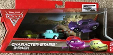 Disney Pixar Cars Character Stars 3-Pack Holley Shiftwell w/ Wings Acer Trunkov