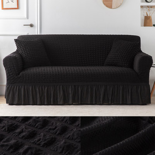 Stretch Sofa Cover Skirt for Living Room Elastic Couch Covers Slipcovers New - Bild 14 von 56