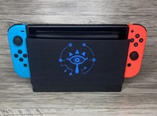Zelda Blue Sheikah Eye Nintendo Switch Dock Sock Cover Screen Protector
