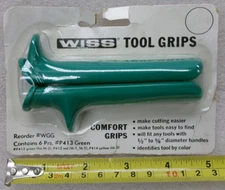 WISS TOOL COMFORT REPLACEMENT GRIPS #P413 GREEN M-1 THRU M-5 SNIPS + MORE #351D