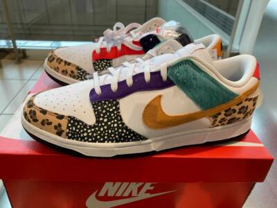 Nike WMNS Dunk Low Patchwork DN3866-100 US 7.5 - 12 Women | eBay
