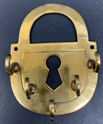 Vintage Brass Decor Padlock Key Holder Lock Skeleton Wall Vintage Brass Decor Padlock Key Holder Lock Skeleton Wall