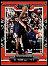 2021-22 Panini Chronicles Playbook Basketball Card Trendon Watford Rookie #277