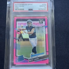 2023 Panini Donruss Optic - Rated Rookie Pink Prizm #298 Will Levis (RC)