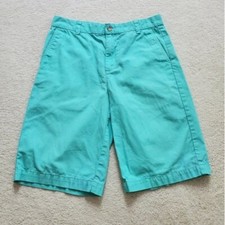Vineyard Vines Boys Green 100 Cotton 10" Shorts sz18