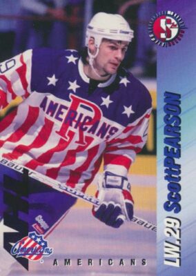 1995-96 Rochester Americans Team Issue # SCOTT PEARSON