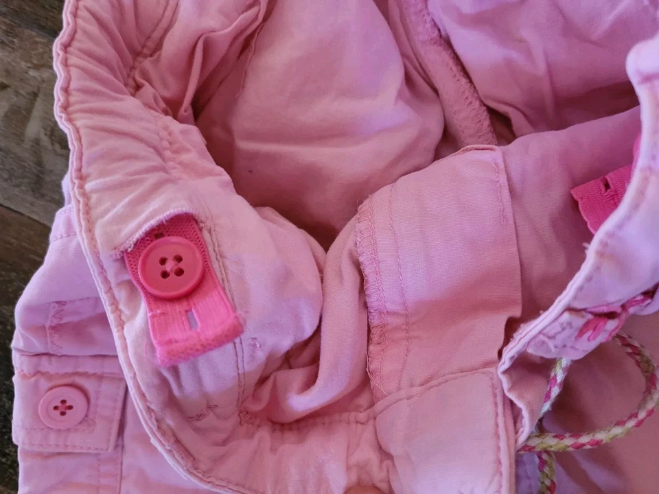 Юбка детская Gap с регулируемой талией розовая размер 8. Skort с большим количеством карманов - Изображение 4 из 4