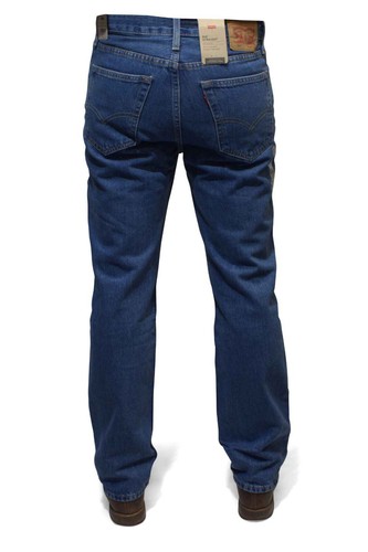 Levis 516 Straight Jean (504) - RRP 109.99 - FREE POST - STONEWASH - SALE SALE - Picture 2 of 2