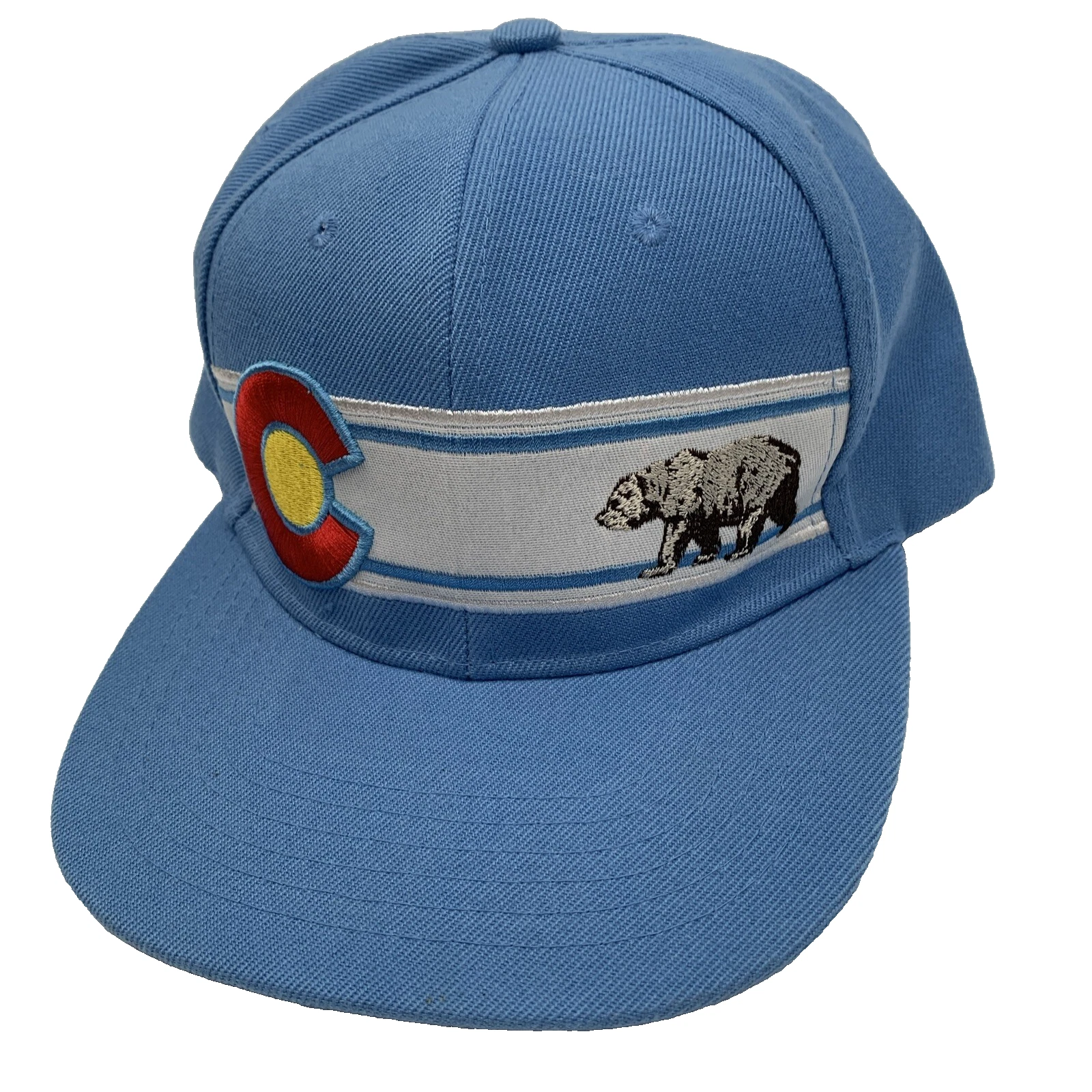 Colorado Big Bear Hat Embroidered Baseball Cap Adjustable