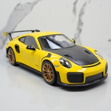 Porsche 911 GT2 RS (991.2) 2018 Maisto 1:24 Diecast Model Sports Car Yellow