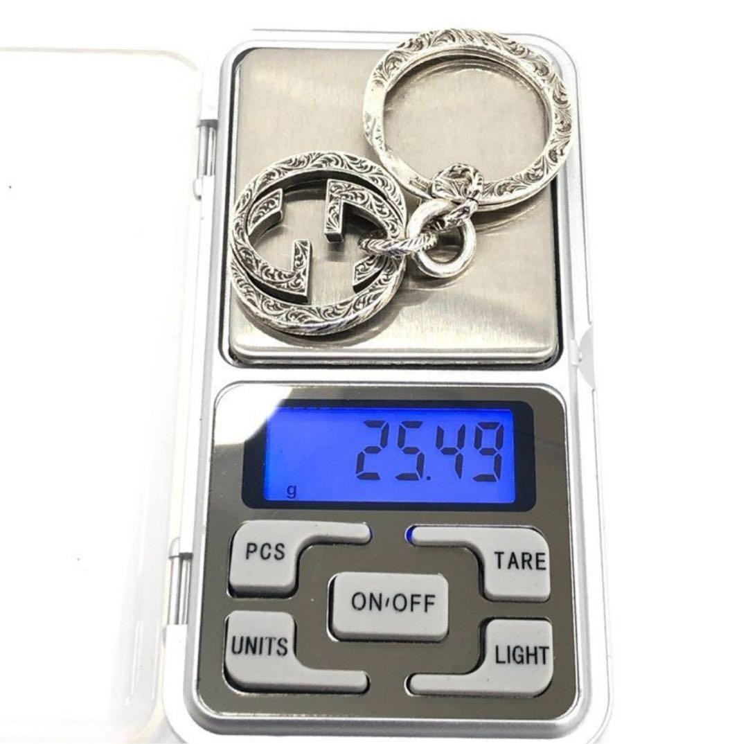 Authentic Gucci Interlocking Arabesque Charm Keyr… - image 1