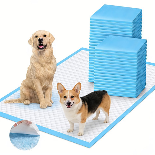 100 Count Large Dog & Cat Puppy Pee Pads - 23.6"x23.6" Absorbent Potty Training