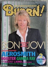 Rare item BURRN! (February 2006 issue cover; Jon Bon Jovi)